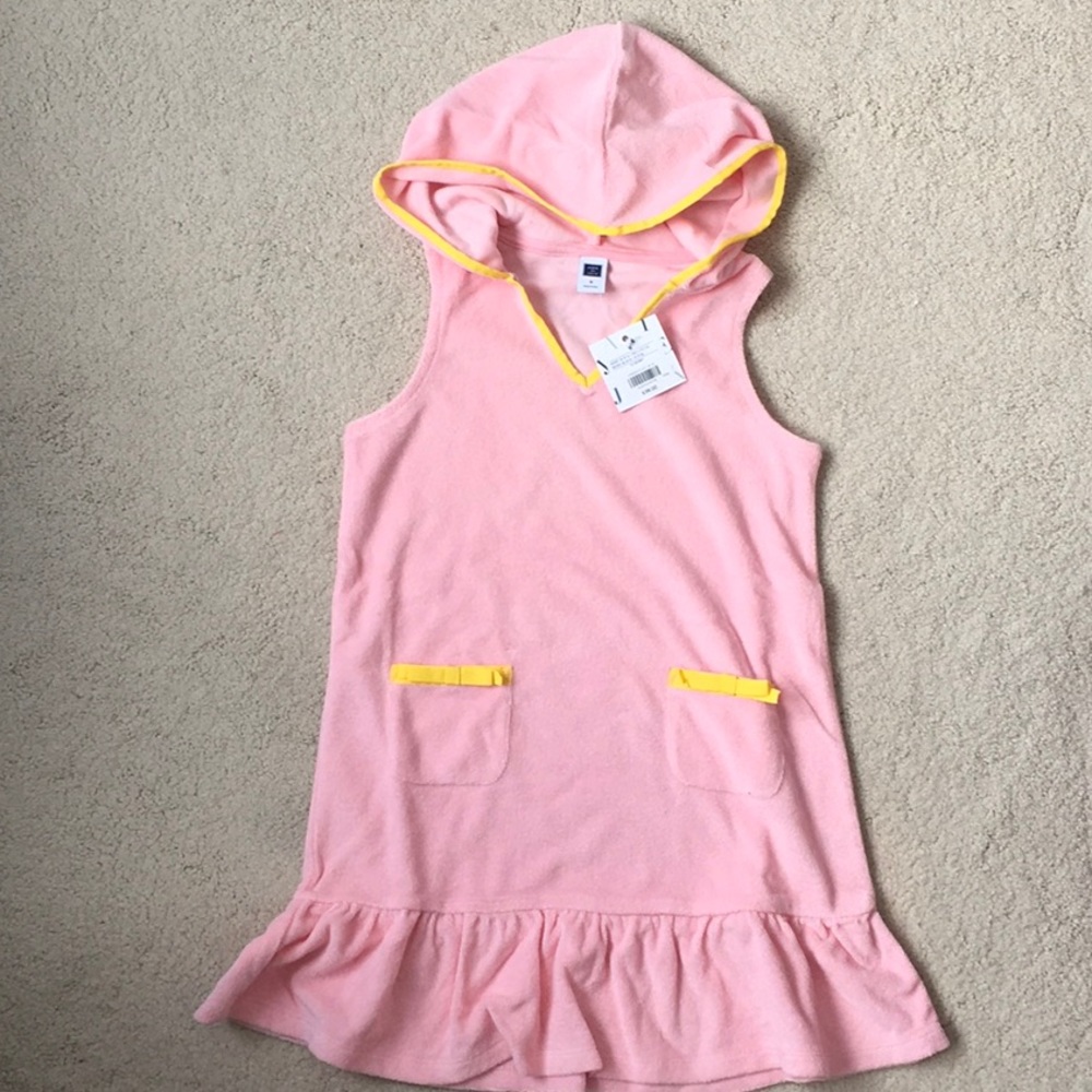 Girls Janie and Jack Terry Hooded Coverup NWT 5